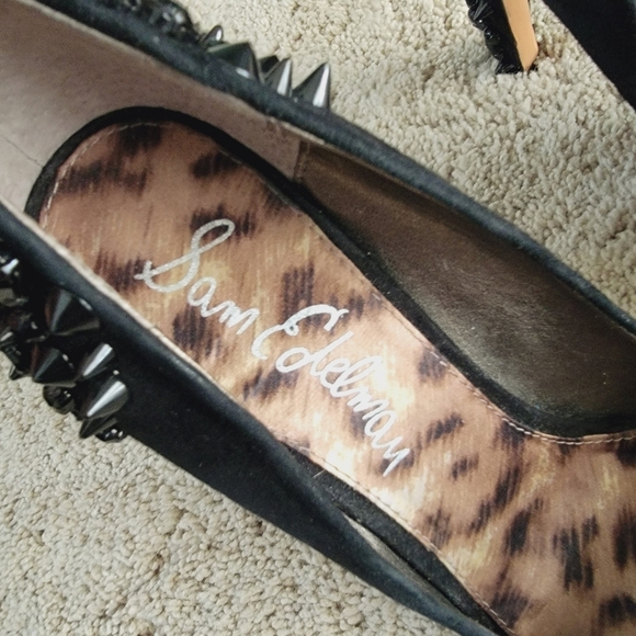 Sam Edelman Lorissa Studded Heels 8 - Picture 7 of 8